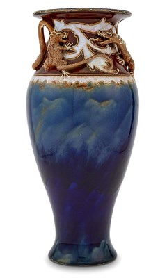Lot 254 - Doulton Lambeth Stoneware Mythical Creatures...