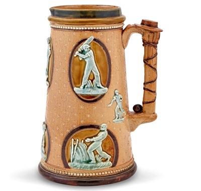 Lot 259 - Doulton Lambeth Stoneware Mug with Cricket...
