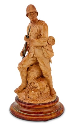 Lot 260 - Doulton Lambeth Stoneware Figure of a Boer War...
