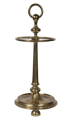 Lot 230 - Dutch Baroque Style Brass Umbrella Stand...