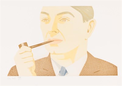 Lot 66 - Alex Katz (b. 1927) MAN WITH PIPE (SCHRÖDER...