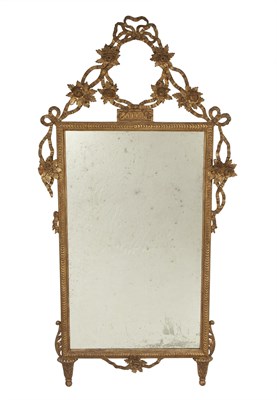 Lot 292 - Louis XVI Style Giltwood Mirror Late 19th...