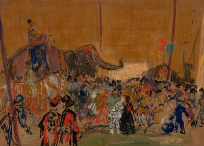 Lot 44 - Gifford Beal American, 1879-1956 Circus...
