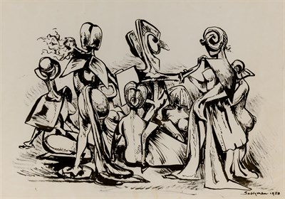 Lot 71 - Kurt Seligmann Swiss/American, 1900-1962...