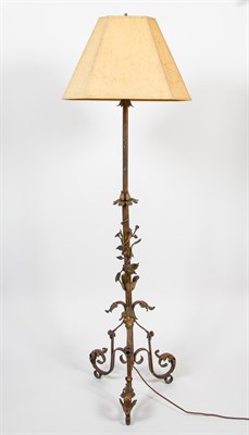 Lot 285 - Art Deco Parcel-Gilt and Cold-Painted Iron and...