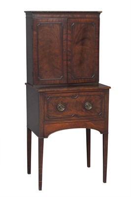 Lot 131 - George III Mahogany Small Secretary