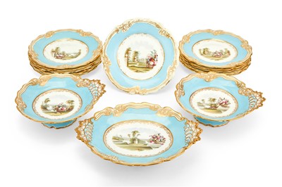 Lot 102 - Chamberlain's Worcester Dessert Service