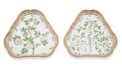Lot 303 - Pair of Royal Copenhagen Flora Danica...