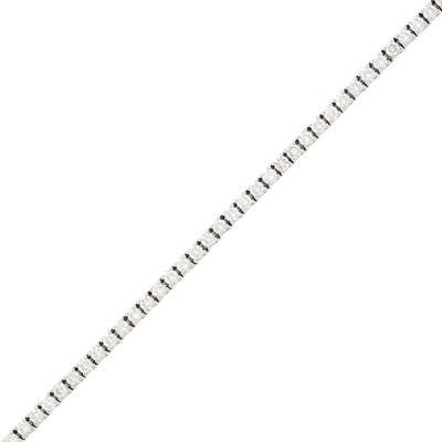 Lot 85 - White Gold and Diamond Bracelet