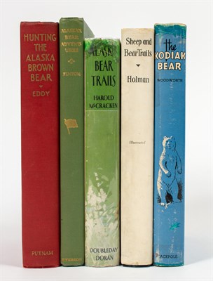 Lot 17 - [ALASKA - BEAR HUNTING] A group of five books...
