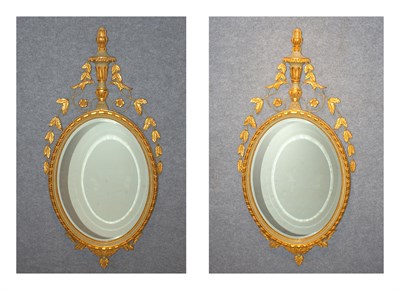 Lot 201 - Pair of Neoclassical Style Painted and Parcel...