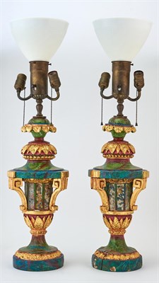 Lot 209 - Pair of Neoclassical Style Part and...