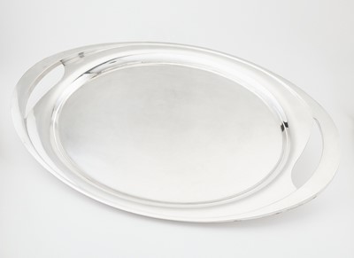 Lot 170 - Silver Plated Two Handled Tray