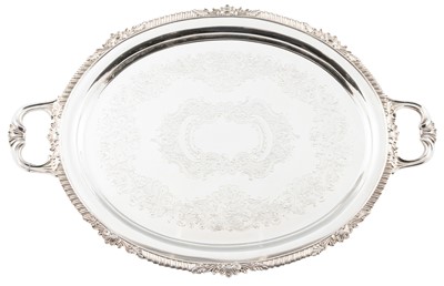 Lot 200 - American Silver Plated Two Handled Tray