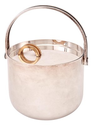Lot 1049 - Ambrogio Pozzi Silver Plated Covered Ice Pail
