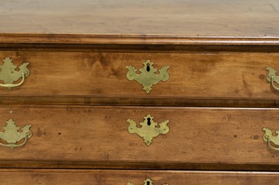 Lot 176 - Chippendale Maple Chest of Drawers