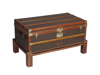 Lot 331 - Louis Vuitton Monogram Canvas Steamer Trunk