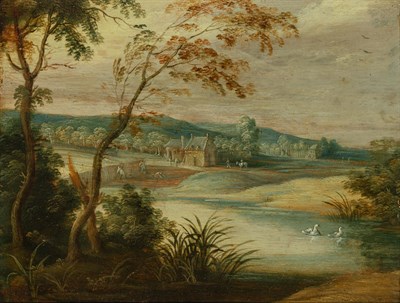 Lot 501 - Manner of Paul Brill A Landscape with...