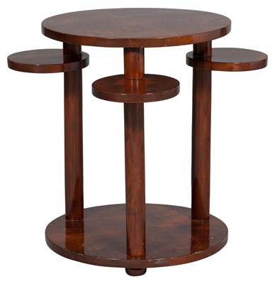 Lot 265 - Art Deco Burlwood Occasional Table Height 24...