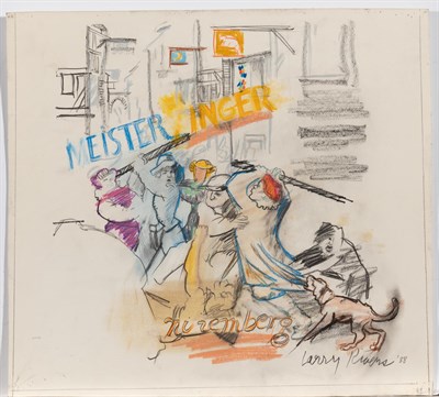 Lot 65 - Larry Rivers American, 1923-2002 Die...