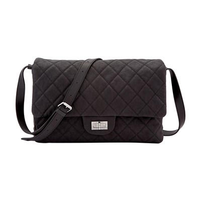 Lot 169 - Chanel Quilted Oversized 'Mademoiselle' Flap Bag