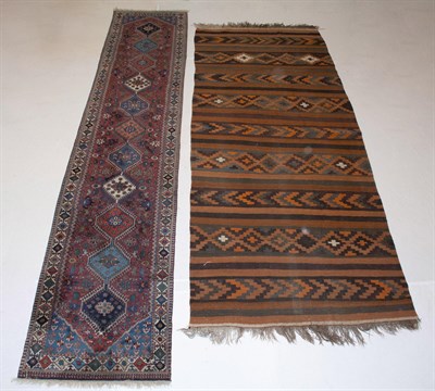 Lot 352 - Two Assorted Rugs A Yalameh runner together...