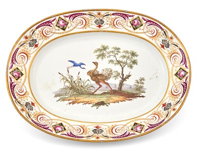 Lot 188 - Meissen Porcelain Oval Platter Depicting an...