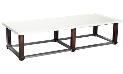Lot 264 - Vicente Wolf Custom Parchment, Metal and Wood...