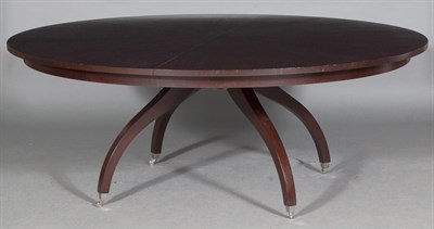 Lot 276 - Dark Stained Wood Extension Dining Table With...