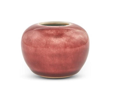 Lot 43 - Two Chinese Oxblood Porcelain Water Pots