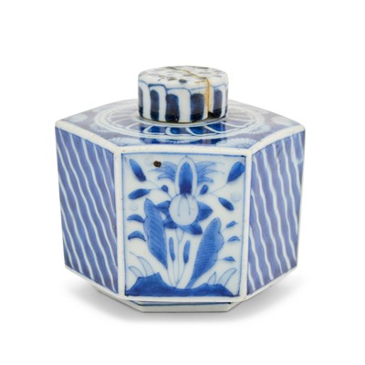 Lot 218 - A Japanese Blue and White Arita Porcelain Jar and Cover