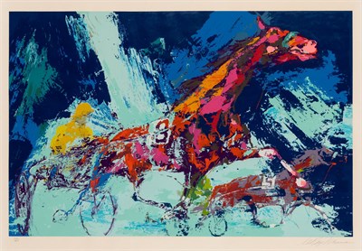 Lot 103 - LeRoy Neiman (1921-2012) TROTTERS Color...