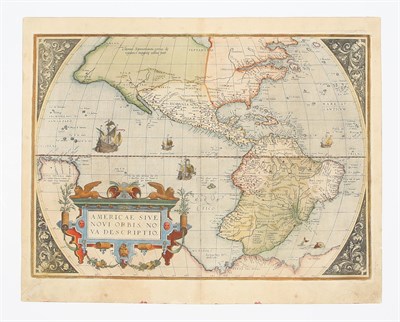 Lot 288 - ORTELIUS, ABRAHAM Americae Sive Novi Orbis,...
