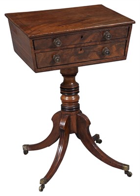 Lot 761 - George III Mahogany Sewing Table Circa 1800...