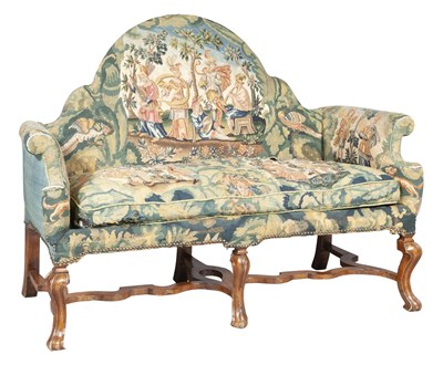 Lot 632 - William and Mary Needlework Upholstered Walnut...