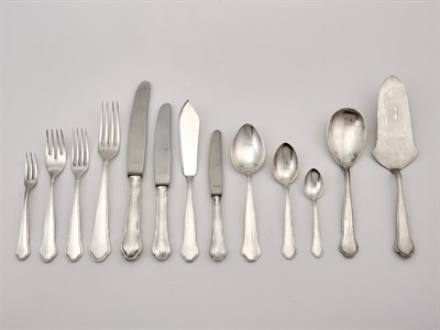 Lot 226 - Continental Silver Part Flatware Service