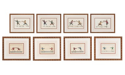 Lot 634 - After James Gwyn [FENCING SCENES] Eight...