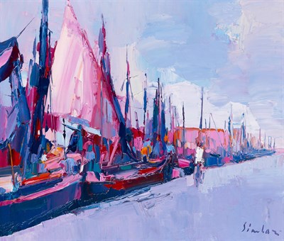 Lot 53 - Nicola Simbari Italian, 1927-2012 Chioggia,...