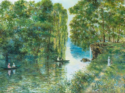 Lot 18 - Claude Cambour French, 1940-2012 Les Canoes de...