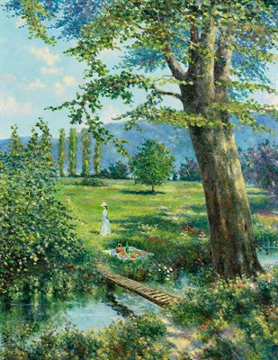 Lot 19 - Claude Cambour French, 1940-2012 Le Dejeuner a...