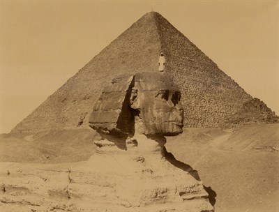 Lot 505 - [BONFILS, FELIX?] Grande Sphinx et la Pyramide...