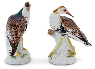 Lot 68 - Pair of Meissen Porcelain Figures of Snipes...