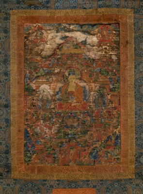 Lot 68 - A Tibetan Thangka