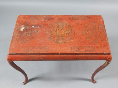 Lot 64 - A Rare and Elegant Pair of Chinese Tianqi and Qiangjin Lacquer Side Tables