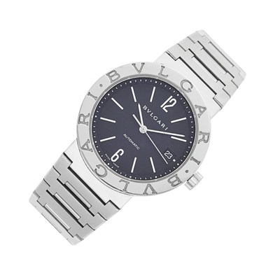 Lot 37 - Bulgari Gentleman's Stainless Steel Wristwatch, Ref. BB38SS