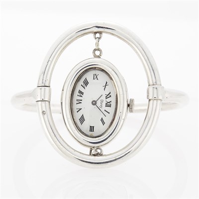 Lot 2037 - Obrey Silver 'Orbital' Wristwatch, France