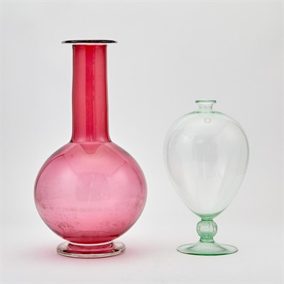 Lot 264 - Venini Hand Blown Glass Veronese Vase 1989 In...