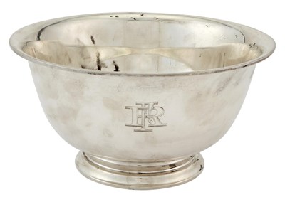 Lot 221 - Black Starr and Frost Sterling Silver Revere Form Bowl