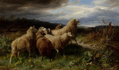 Lot 600 - Johann Baptist Hofner German, 1832-1913...