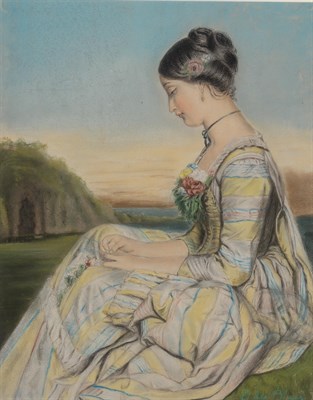 Lot 7 - Portrait of a Seated Woman